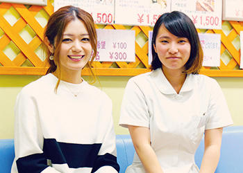 まずは受付!